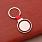 Двухсторонний брелок для ключей (Красный) 2