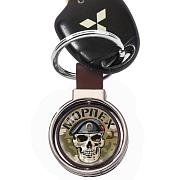 Двухсторонний Брелок для ключей Морпех (Коричневый)