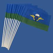 Флажок настольный ВДВ СССР Белый купол (10 штук)