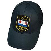 Военная кепка с вышивкой Балтийский флот СССР (Тёмно-синяя)