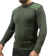 Армейский вязаный свитер (Оливковый)