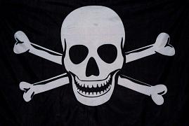 Флаг Пиратский с костями