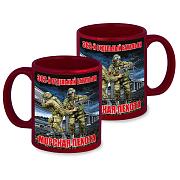 Кружка 382 отдельный батальон (Бордовая)