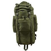 Тактический военный рюкзак хаки- олива (65 литров) 