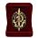 Нагрудный знак в бархатистом футляре ВЧК-ОГПУ-НКВД  2