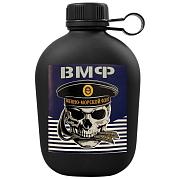 Походная фляга ВМФ с черепом в бескозырке