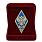 Знак в бархатистом футляре об окончании Военной Академии РВСН 2