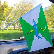 Флаг в машину с присоской Серебряно-Прудского района