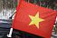 Флаг на машину с кронштейном Вьетнам 1