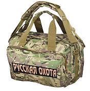 Армейская сумка-рюкзак с нашивкой Русская Охота (Камуфляж Мультикам)