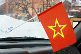Флажок в машину с присоской Красной армии