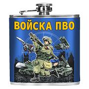 Карманная фляжка Войска ПВО ВС РФ 170 мл; 10х11 см