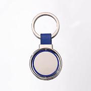 Двухсторонний брелок для ключей (Синий)