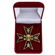 Знак в бархатистом футляре 5 Гусарский Александрийский полк Черные бессмертные гусары