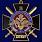 Знак в бархатистом футляре За службу России (чёрный) 7