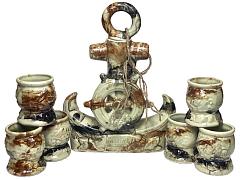 Подарочный набор для водки Адмирал штоф и 6 рюмок