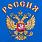 Футболка Россия с гербом (Синяя) 4