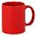 Кружка керамическая (Красная) 2