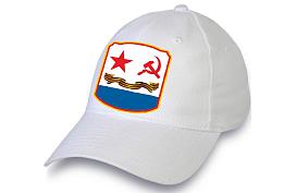 Военная Кепка принт ВМФ СССР (Белая)