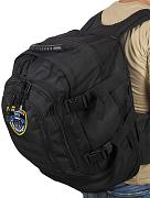 Военный рюкзак с эмблемой Спецназ ГРУ (Черный)
