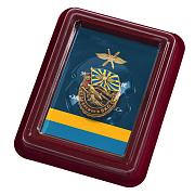 Знак За службу в ВКС в наградной коробке с удостоверением в комплекте