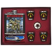 Подарочный набор Морская пехота Где мы, там – Победа! (170 мл, 4х50 мл) 