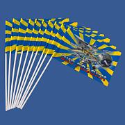 Флажок в машину с присоской ВКС (10 штук)