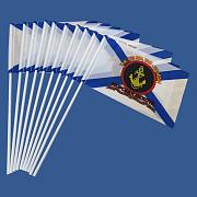 Флажок настольный Морская пехота с девизом (10 штук)