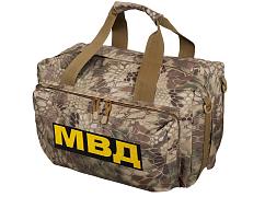 Армейская сумка-рюкзак с шевроном МВД (Камуфляж)