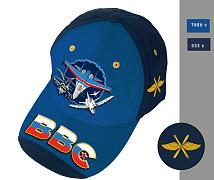 Мужская кепка с вышивкой ВВС (Сине-черная)