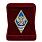 Знак в бархатистом футляре об окончании Михайловской военной артиллерийской академии 2