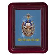 Знак в наградной коробке с удостоверением в комплекте 35 гв. ОДШБр - Казахстан