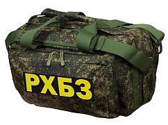 Армейская сумка-рюкзак с эмблемой РХБЗ (Камуфляж Цифра)