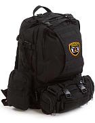 Тактический рюкзак с эмблемой Морская пехота (Черный)