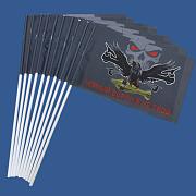 Набор флажков Черный ворон я не твой (10 штук)