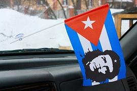 Флажок в машину с присоской Че Гевара