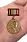 Знак в бархатистом футляре Генерал Александров (к 100-летию) 12