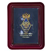 Знак об окончании Академии ФСБ России в наградной коробке с удостоверением в комплекте