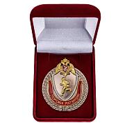 Знак в бархатистом футляре Спортсмен Росгвардии 2 степени