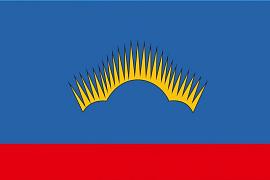 Флаг Мурманской области 90х135 большой