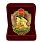 Знак в бархатистом футляре 100 выходов на охрану госграницы СССР 2