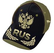 Мужская кепка с вышивкой герб России RUS