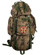 Штурмовой армейский рюкзак с нашивкой Росгвардия (Камуфляжный паттерн)
