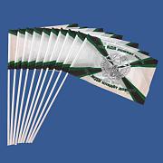 Набор флажков Где ВДВ ломает ноги, там ЖДВ кладёт дороги! (10 штук)