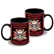 Кружка РВиА Святые угодники (Черная)
