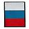 Армейский шеврон триколор РФ (8х10 см) 1