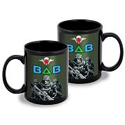 Кружка бойцы ВДВ (Черная)