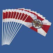 Набор флажков ВВ МВД РФ с лавровым венком (10 штук)