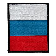 Армейский шеврон триколор РФ (8х10 см)