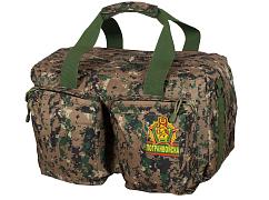 Военная сумка-рюкзак с нашивкой Погранвойска (Камуфляжный микс)
